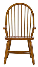 Liberty Furniture Treasures Bow Back Arm Chair in Oak (Set of 2) image