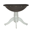 Liberty Furniture Brook Bay Drop Leaf Table in Textured White