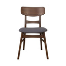 Liberty Furniture Space Saver Panel Back Side Chair in Grey (Set of 2) image