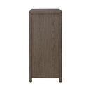 Liberty Furniture Chatfield Accent Console in Antique White with Tobacco Top EST SHIP TIME APPX 4 WEEKS