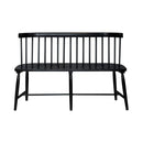Liberty Furniture Capeside Cottage Spindle Back Dining Bench in Royal Black