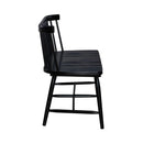Liberty Furniture Capeside Cottage Spindle Back Dining Bench in Royal Black