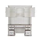 Liberty Magnolia Manor Credenza with Hutch in Antique White 244-HOJ-CHS
