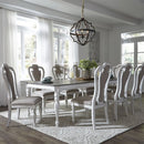 Liberty Furniture Magnolia Manor Rectangular Leg Table in Antique White