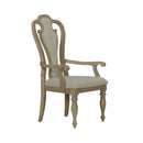 Liberty Furniture Magnolia Manor Splat Back Upholstered Arm Chair (RTA) (Set of 2) in Weathered Bisque image