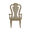 Liberty Furniture Magnolia Manor Splat Back Upholstered Arm Chair (RTA) (Set of 2) in Weathered Bisque
