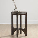 Liberty Furniture Cascade Chair Side Table in Wire Brush Rustic Brown