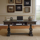 Liberty Furniture Paradise Valley Writing Desk in Saddle Brown