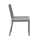 Liberty Furniture Plantation Key Outdoor Panel Back Side Chair in Granite