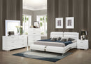 Jeremaine 5 Pc Bedroom Sets White