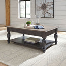 Liberty Furniture Ocean Isle Rectangular Cocktail Table in Slate