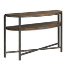 Liberty Breckinridge Demilune Sofa Table in Mahogany
