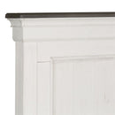 Liberty Furniture Allyson Park Cal King Panel Bed in Wirebrushed White