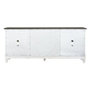 Liberty Furniture Allyson Park Entertainment TV Stand in Wirebrushed White