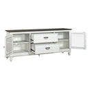 Liberty Furniture Allyson Park Entertainment TV Stand in Wirebrushed White
