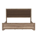 Liberty Sun Valley Queen Upholstered Panel Bed in Sandstone 439-BR-QUB