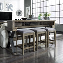 Liberty Sonoma Road Console Bar Table in Weathered Beaten Bark