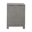Liberty Furniture Palmetto Heights 3 Drawer Chairside Table in Shell White & Driftwood