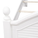 Liberty Furniture Summer House King Poster Bed in Oyster White