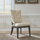 Liberty Furniture Americana Farmhouse Uph Shelter Side Chair (Set of 2) in Black