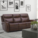 Liberty Furniture Blair Sofa P2 & ZG in Cognac