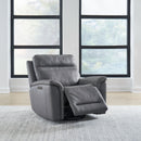 Liberty Furniture Cooper SG Recliner P3 in Blue Gray