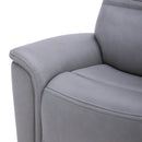 Liberty Furniture Cooper Loveseat w/Console P3 & ZG in Blue Gray