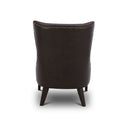 Liberty Furniture Garrison Leather Accent Chair in Brown