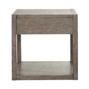 Liberty Furniture Bartlett Field End Table in Dusty Taupe