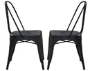 Liberty Furniture Vintage Dining Series Bow Back Dining Side Chair in Black (Set of 2) image