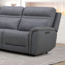 Cooper R Arm Recliner P3 & ZG - Blue Gray image