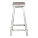 Creations 24 Inch Sawhorse Counter Stool - White image