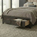 Modern Edge Storage Footboard w/ Slat Roll image