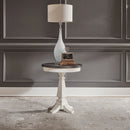 Allyson Park Chair Side Table in Wirebrushed White image