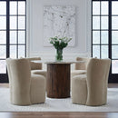 Accent Dining Accent Dining Chair w/ Casters - Wicker image