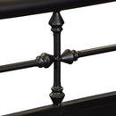 Vintage Series Metal Bed in Black image