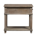 Parkland Falls End Table in Weathered Taupe image