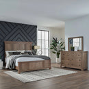 Haven Hills King Panel Bed, Dresser & Mirror image