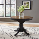 Carolina Crossing Pedestal Table Set- Black image