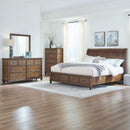 Twin Lakes King Storage Bed, Dresser & Mirror, Chest image