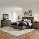 Twin Lakes Queen Storage Bed, Dresser & Mirror, Night Stand image