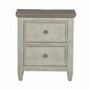 Heartland 2 Drawer Nightstand w/ Charging Station in Antique White image