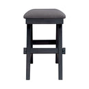 Liberty Furniture Lawson Counter Bench in Weathered Gray