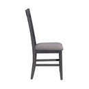 Liberty Furniture Lawson Splat Back Side Chair (Set of 2) in Weathered Gray