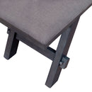 Lawson Bench in Weathered Gray