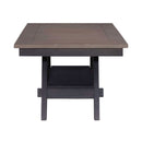 Liberty Furniture Lawson Pedestal Table in Weathered Gray 116GY-P4090