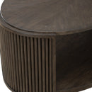 City View Oval Cocktail Table in Coffee Bean image