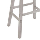 Creations 30 Inch Sawhorse Stool- White image