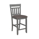 Liberty Furniture Newport Splat Back Counter Chair (Set of 2) in Smokey Grey image