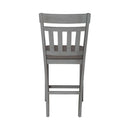 Liberty Furniture Newport Splat Back Counter Chair (Set of 2) in Smokey Grey